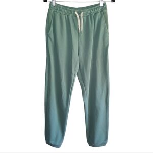 Love‎ Olive CO Sweatpants Green/Teal Womens Size L Baggy Oversized Casual Comfy